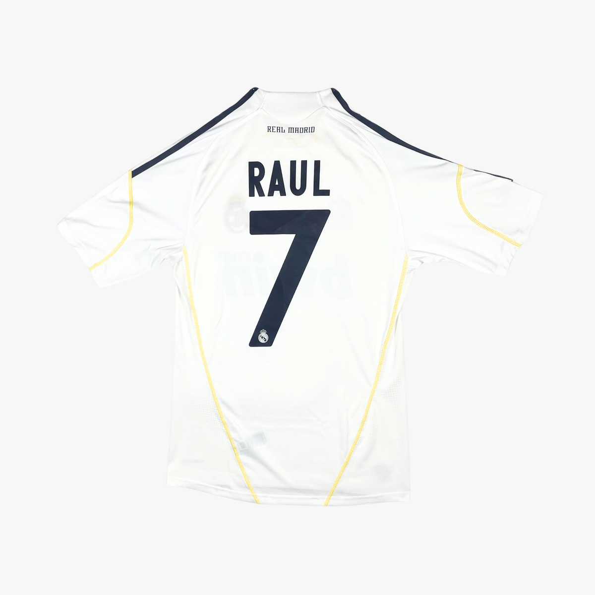 Vintage Real Madrid 2009-2010 Home football shirt with Raúl 7 print, size S | Nostalgic Football Shirts