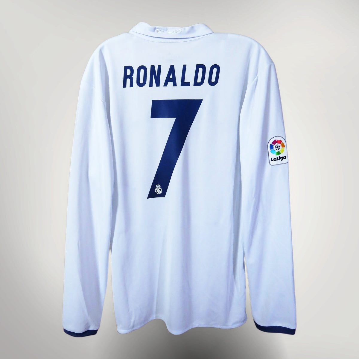 Real Madrid 2016-2017 Home Longsleeve shirt, Ronaldo 7, Adidas, size XL, product code AI5184 | Nostalgic Football Shirts