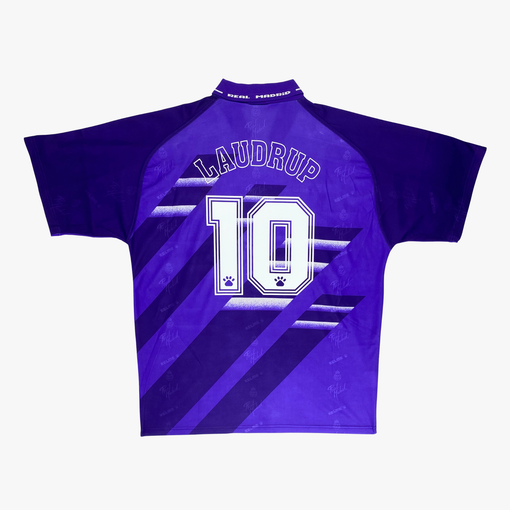 Real Madrid 1995-96 Uitshirt Laudrup #10 XL