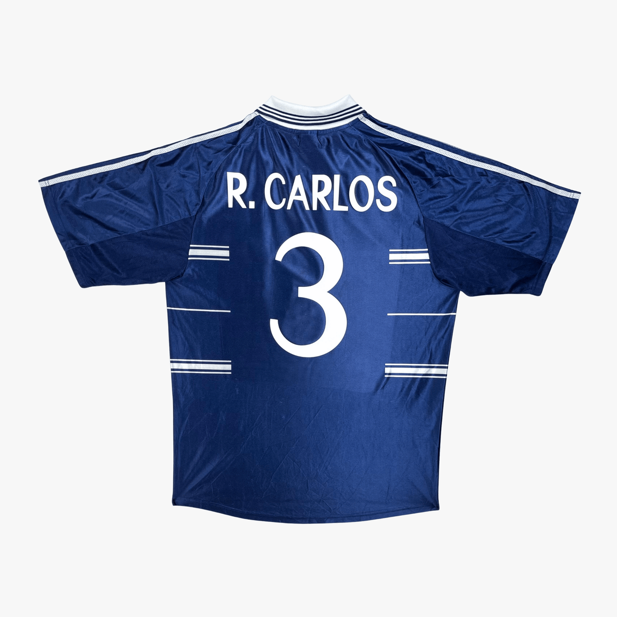 Real Madrid 1998-99 Away Roberto Carlos #3 Shirt L