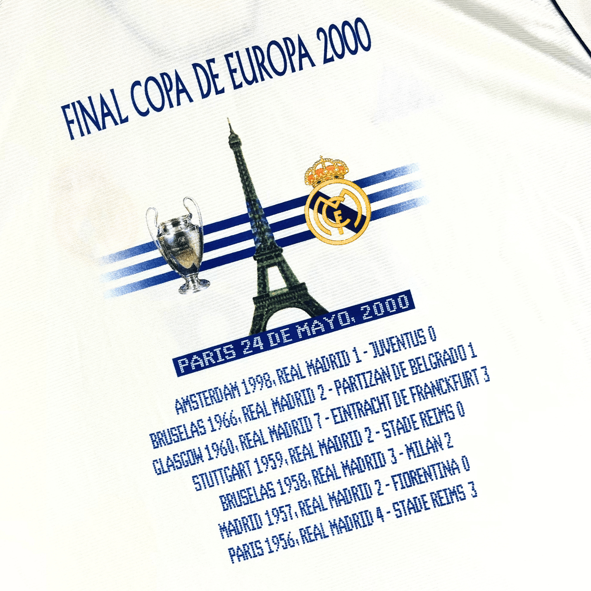 Real Madrid 1998-99 Home 'Final Copa de Europa Special Edition' Shirt XL