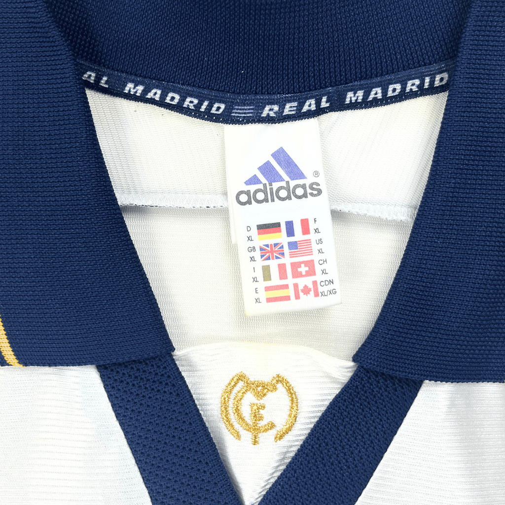 Real Madrid 1998-99 Home 'Final Copa de Europa Special Edition' Shirt XL