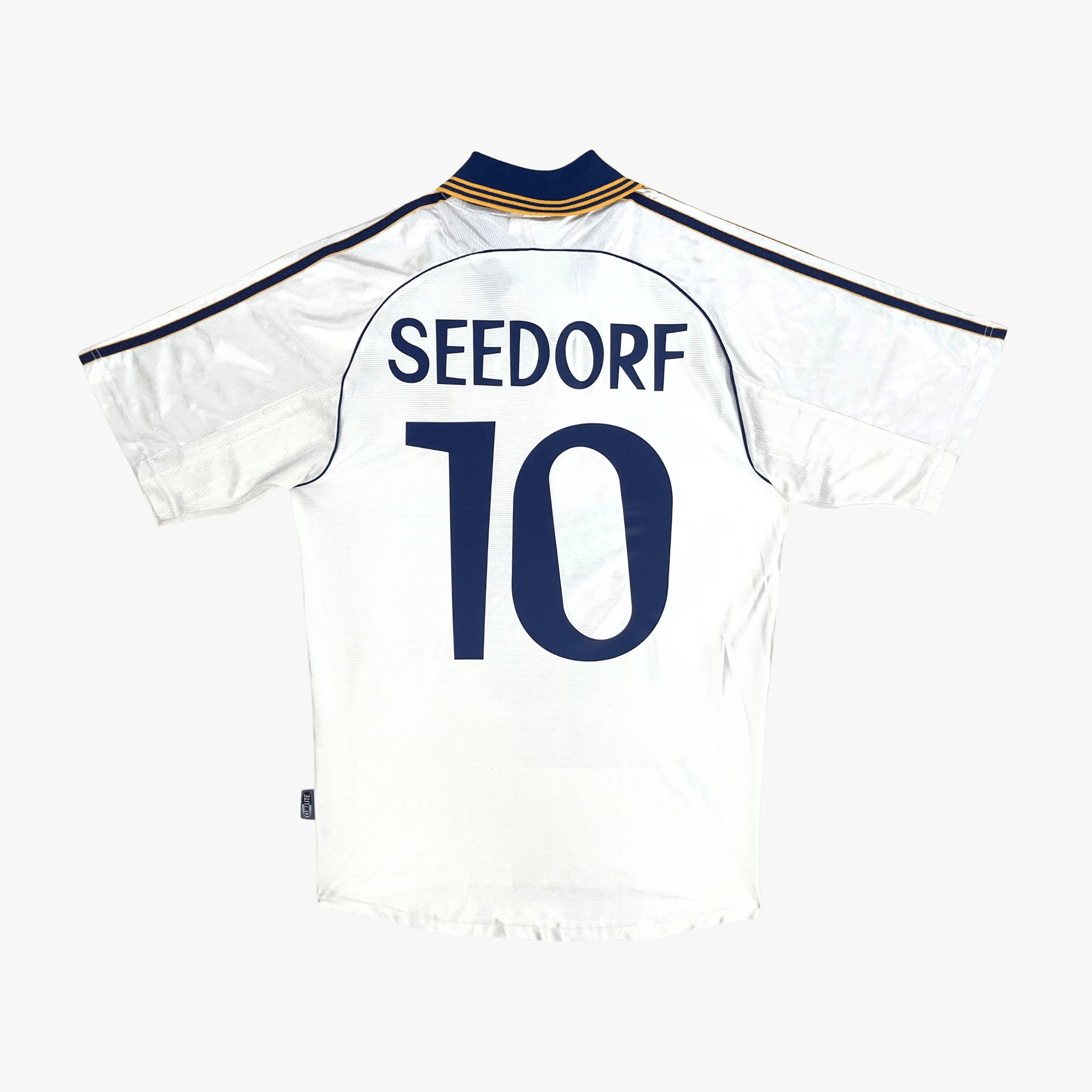 Real Madrid 1998-99 Home Seedorf #10 Shirt S – Nostalgic Football