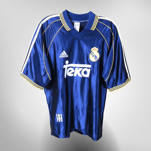 Real Madrid 1998-99 Raul #7 Third Shirt M – Nostalgic Football Shirts