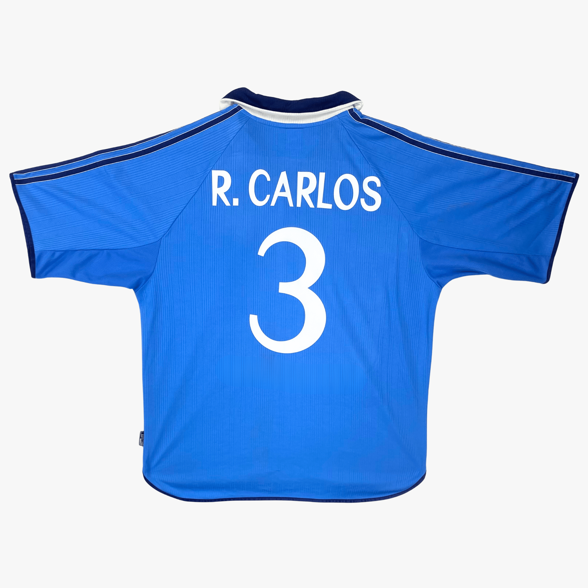 Real Madrid 1999-00 Third Roberto Carlos #3 Shirt XL