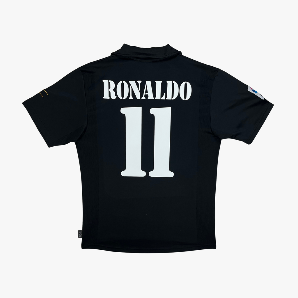 Maillot extérieur Real Madrid 2002-03 Centenaire Ronaldo n°11, taille M