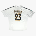 Real Madrid 2004-2005 Home Beckham #23 Shirt XL