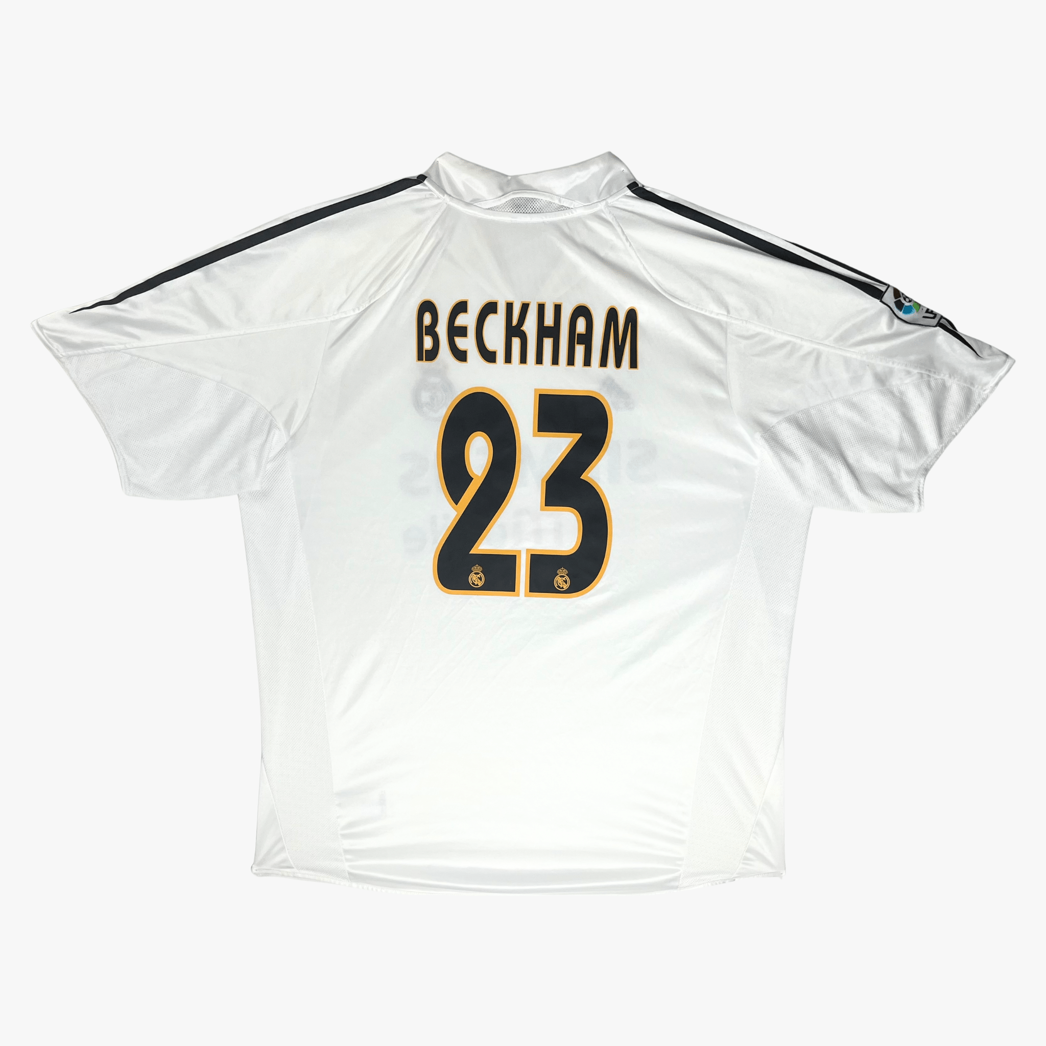Real Madrid 2004-2005 Home Beckham #10 Shirt XL