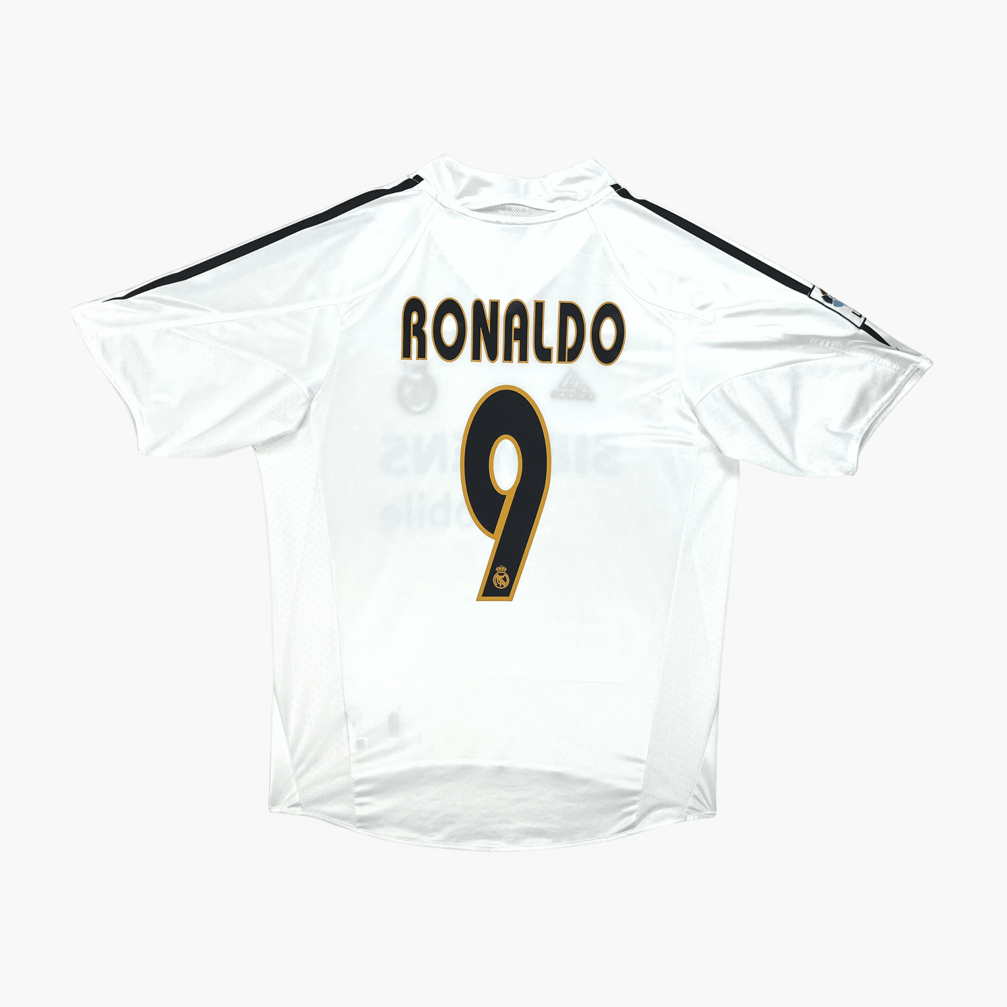 Real Madrid 2004-05 Home Ronaldo #9 Shirt M