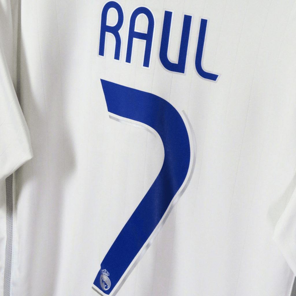 Real Madrid 2006-07 Home Raul #7 Shirt L