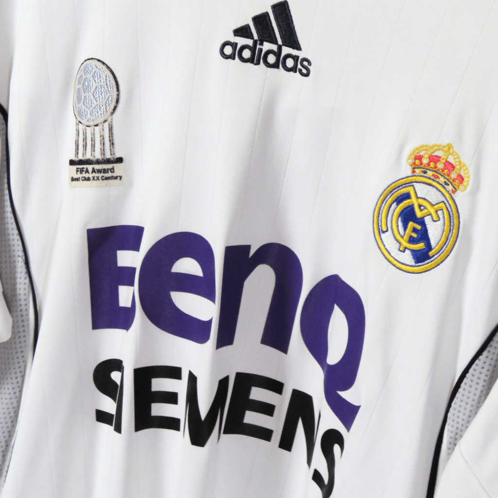 Real Madrid 2006-07 Home Raul #7 Shirt L