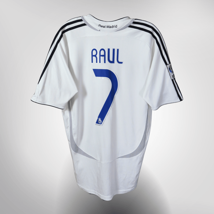Real Madrid 2006-07 Home Raul #7 Shirt L
