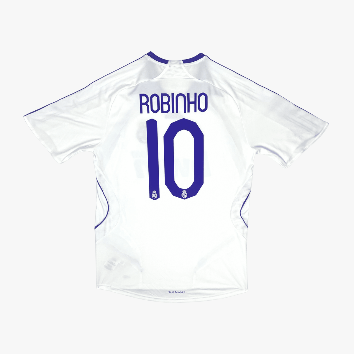 Real Madrid 2007-08 Home Robinho #10 Shirt S