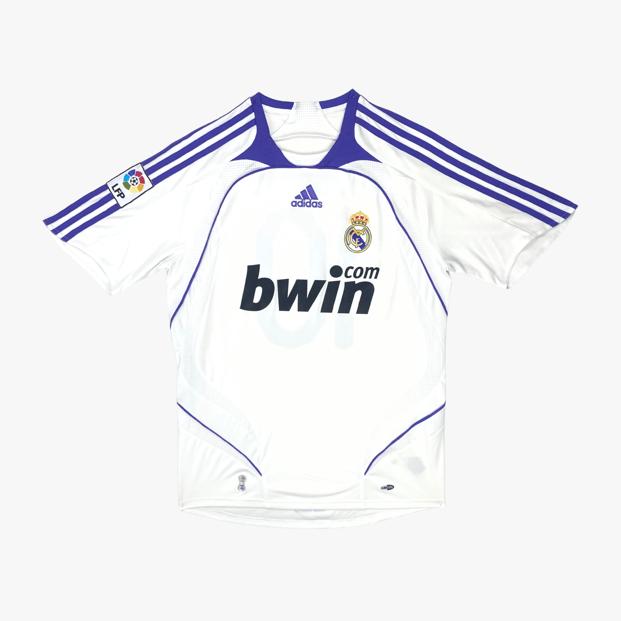 Real Madrid 2007-08 Home Robinho #10 Shirt S