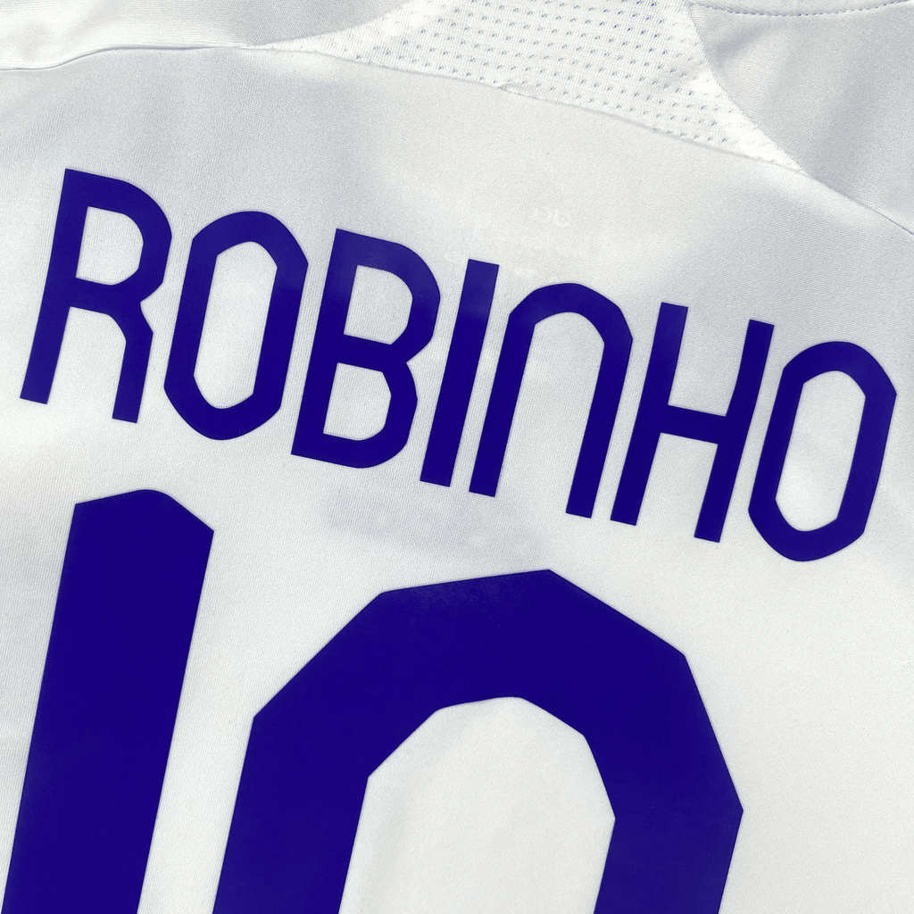 Real Madrid 2007-08 Home Robinho #10 Shirt S