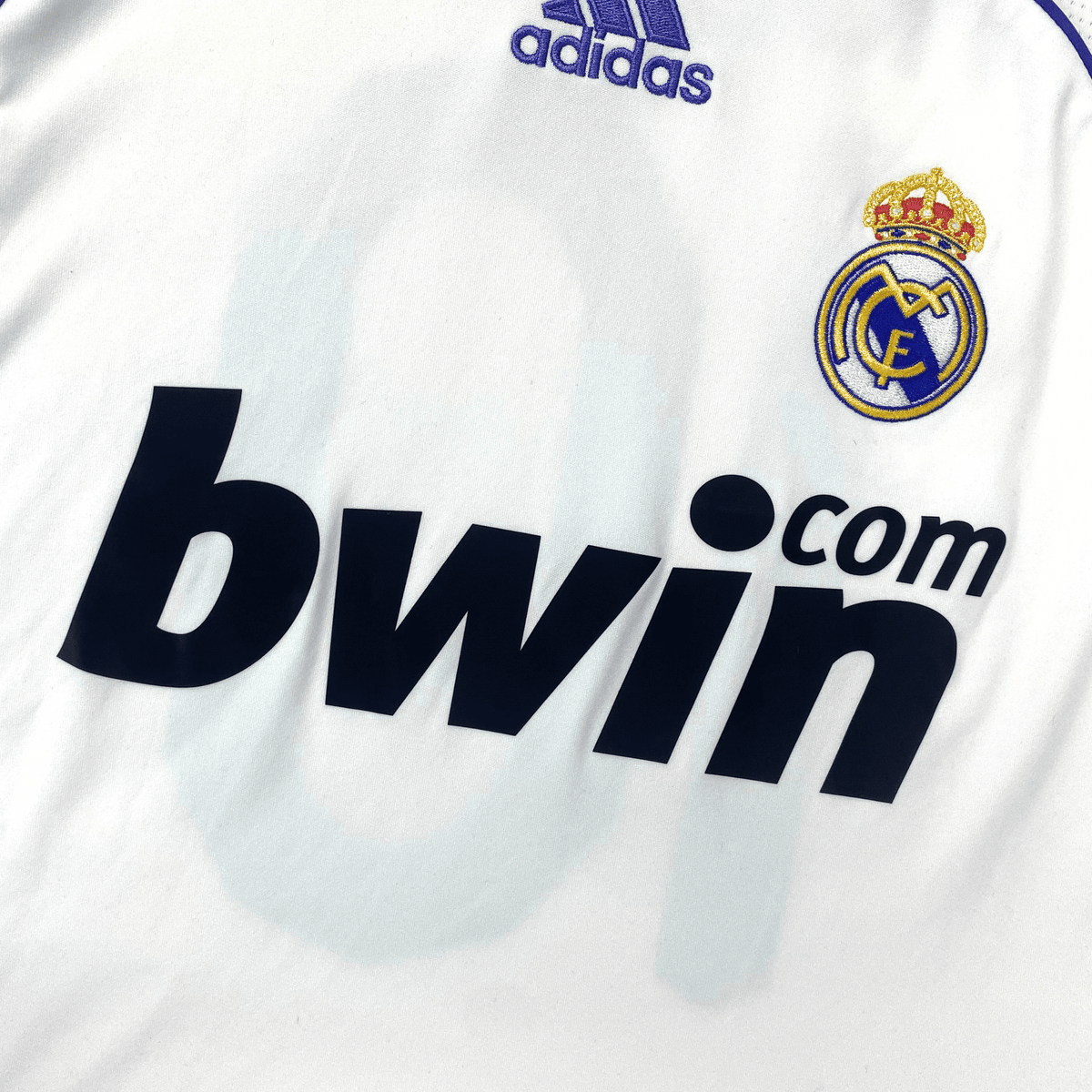 Real Madrid 2007-08 Home Robinho #10 Shirt S