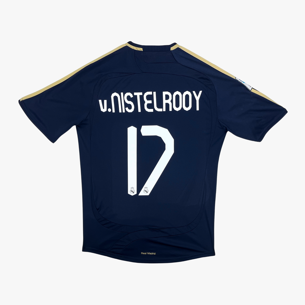 Real Madrid 2007-08 Extérieur Van Nistelrooy #17 Maillot S
