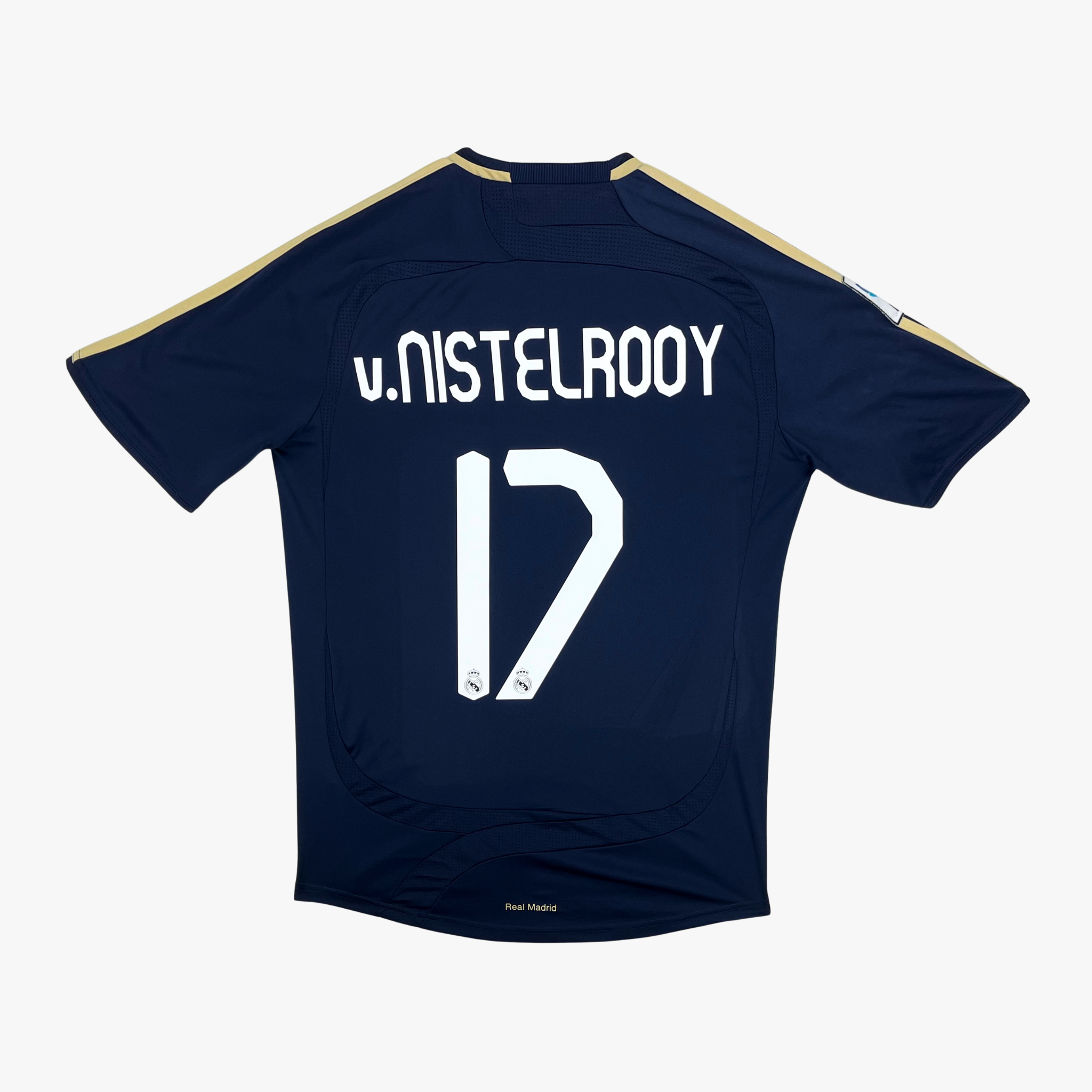 Real Madrid 2007-08 Away Van Nistelrooy #17 Shirt S