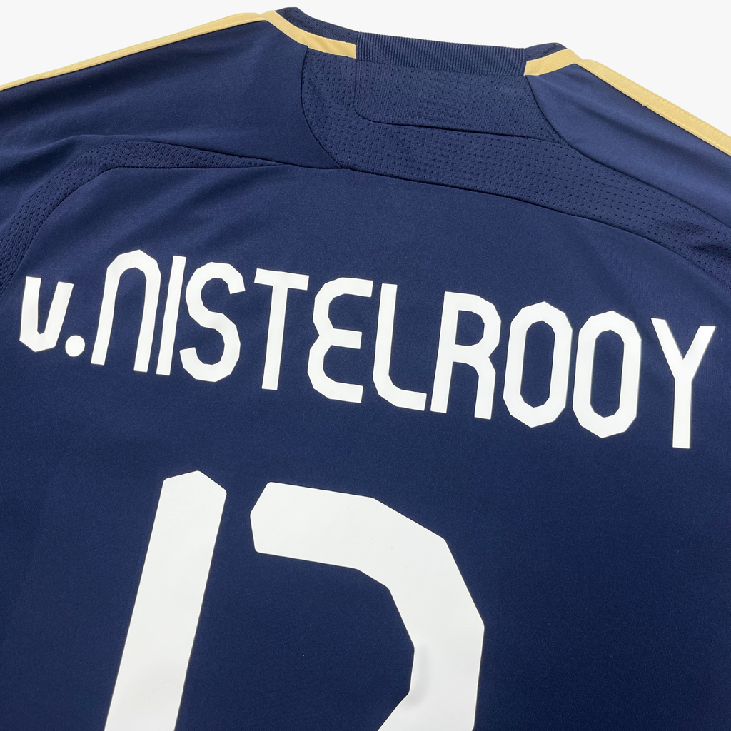 Real Madrid 2007-08 Extérieur Van Nistelrooy #17 Maillot S