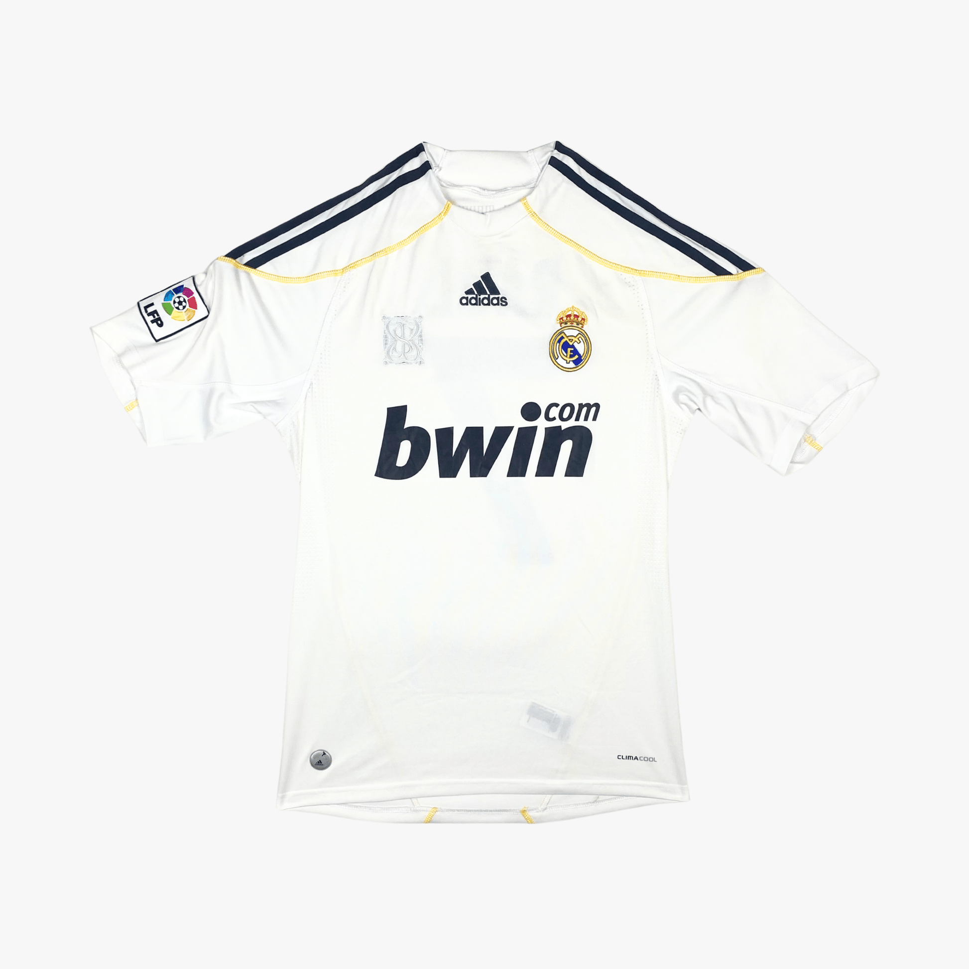 Real Madrid 2009-2010 Home Raúl #7 Shirt S