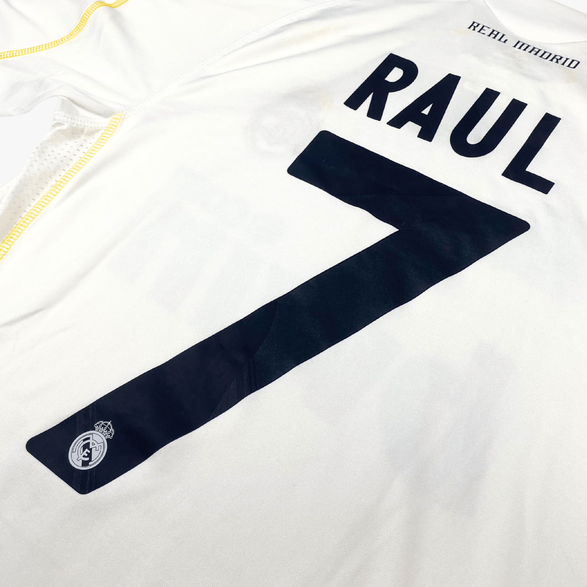 Real Madrid 2009-2010 Home Raúl #7 Shirt S