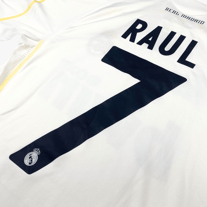 Real Madrid 2009-2010 Home Raúl #7 Shirt S