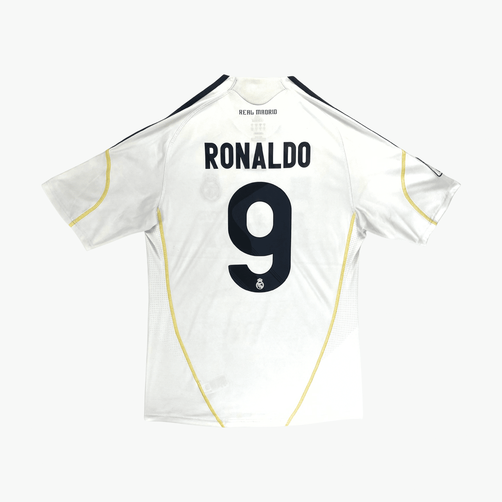 Real Madrid 2009-10 Home Ronaldo #9 Shirt M