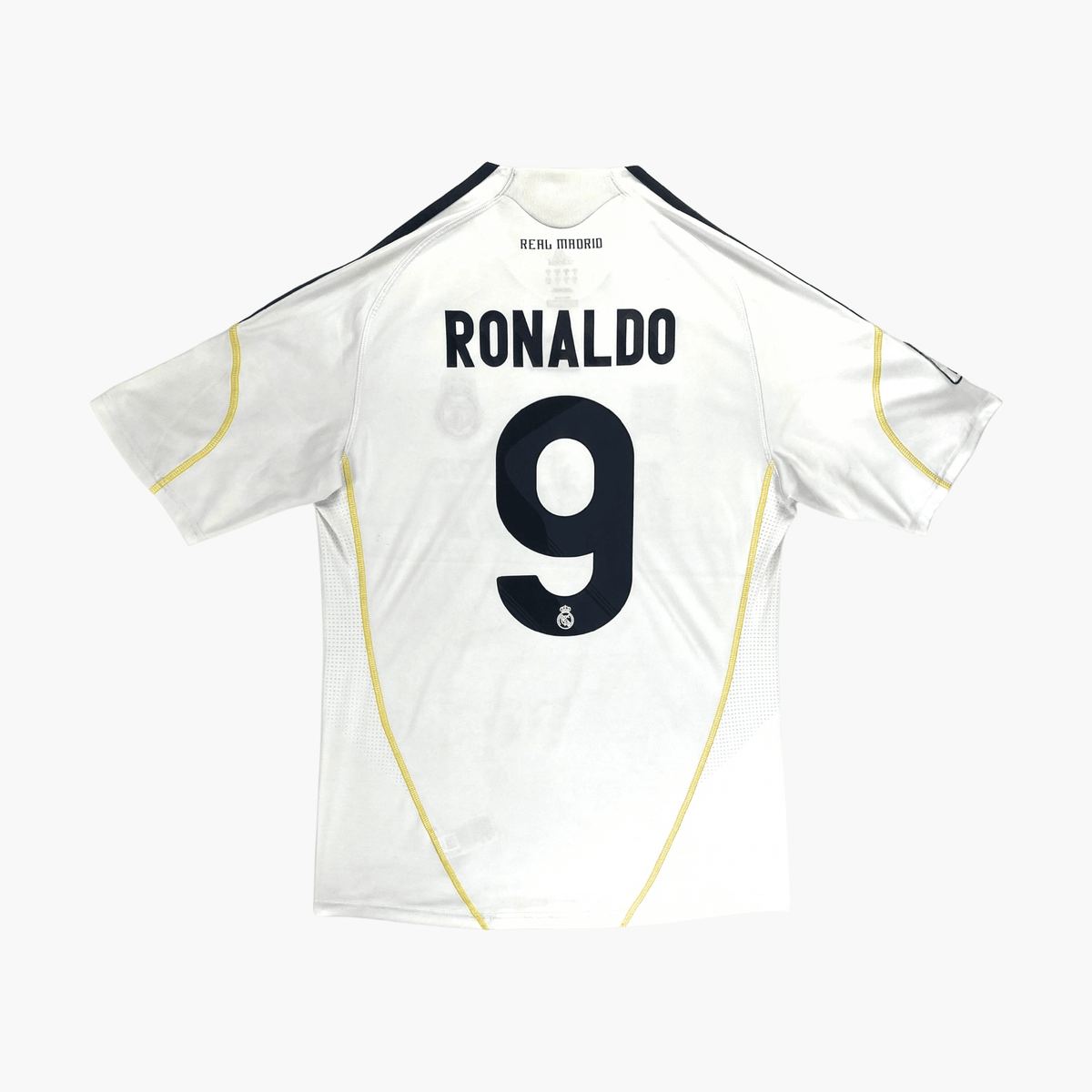 Real Madrid 2009-10 Home Ronaldo #9 Shirt M