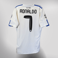 Real Madrid 2010-11 Home Ronaldo #7 UCL Shirt S