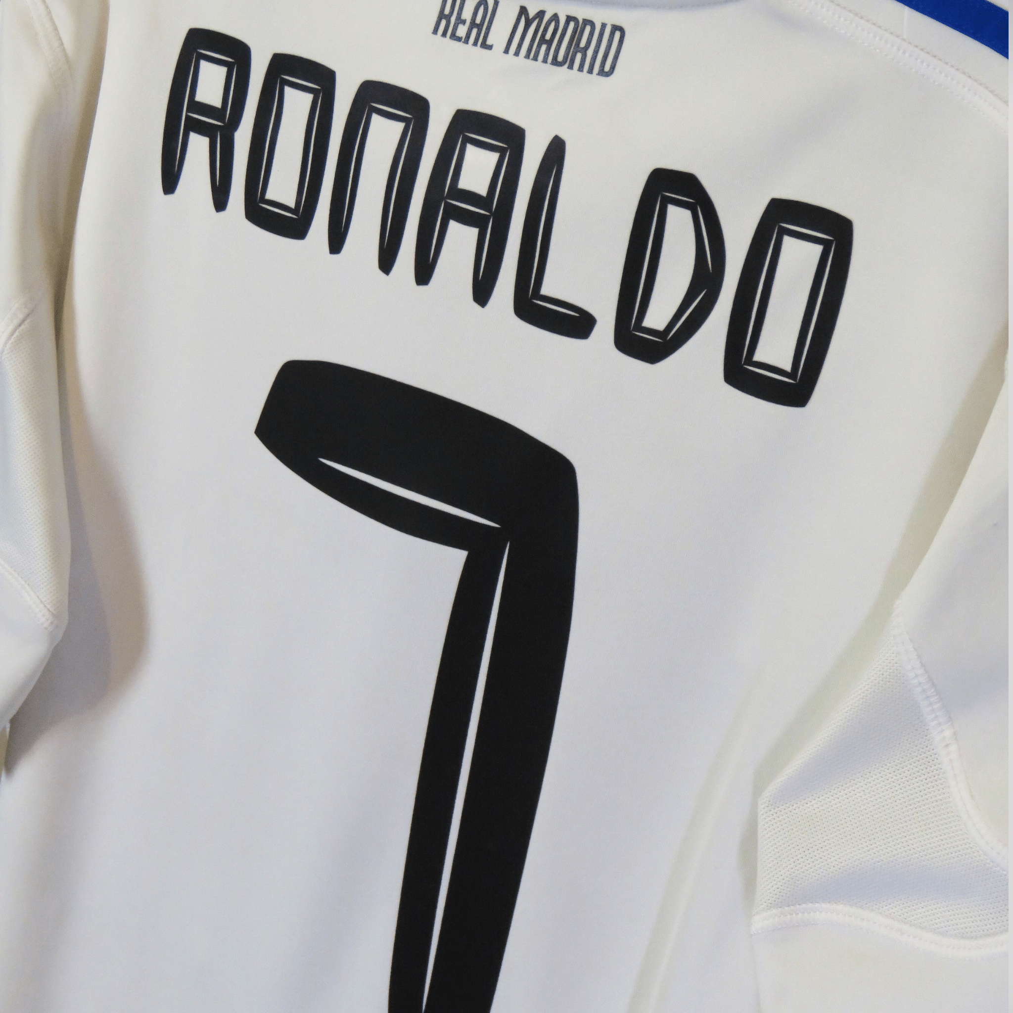 Real Madrid 2010-11 Home Ronaldo #7 UCL Shirt S