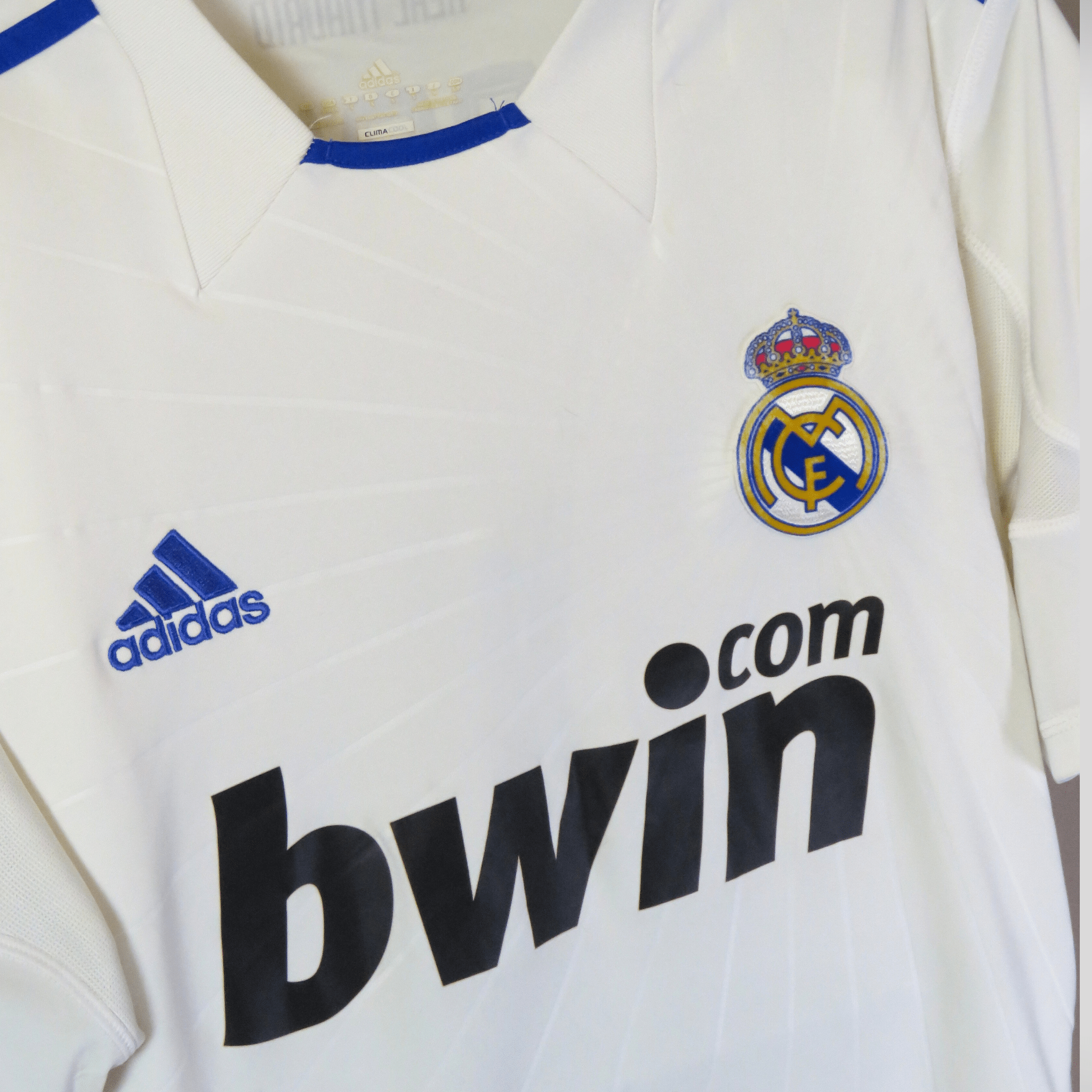 Real Madrid 2010-11 Home Ronaldo #7 UCL Shirt S