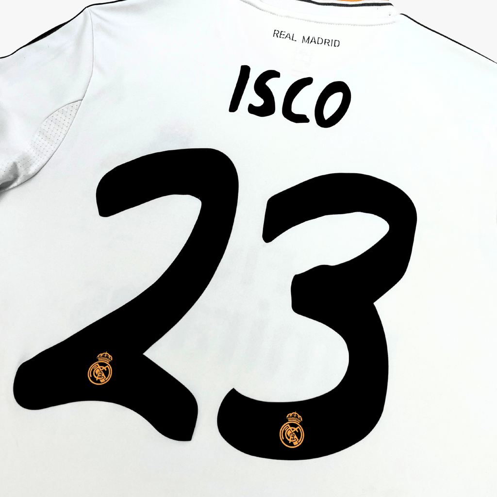 Real Madrid 2013-14 Home Isco #23 Shirt S