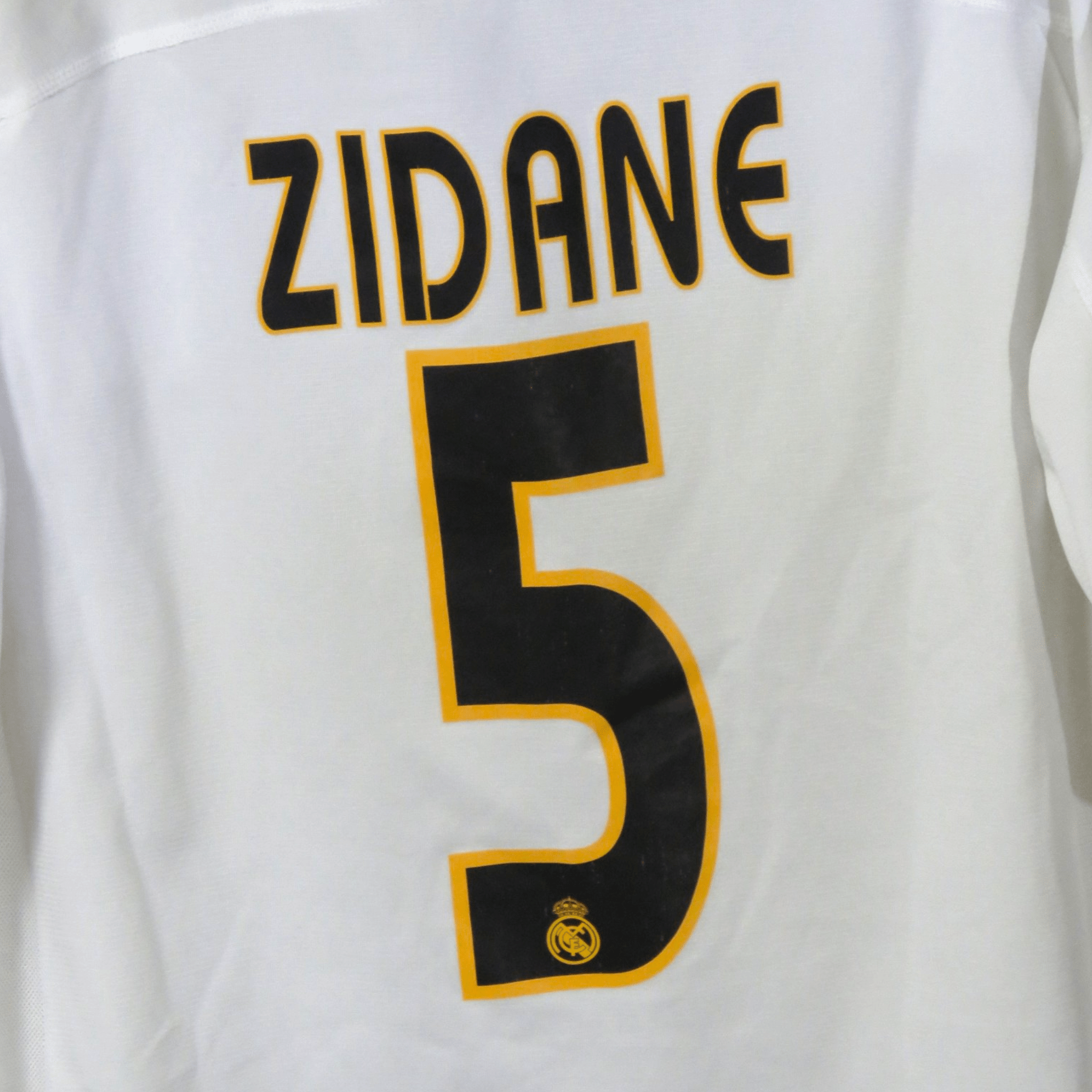 Real Madrid 2003-04 Home Zidane #5 Shirt L