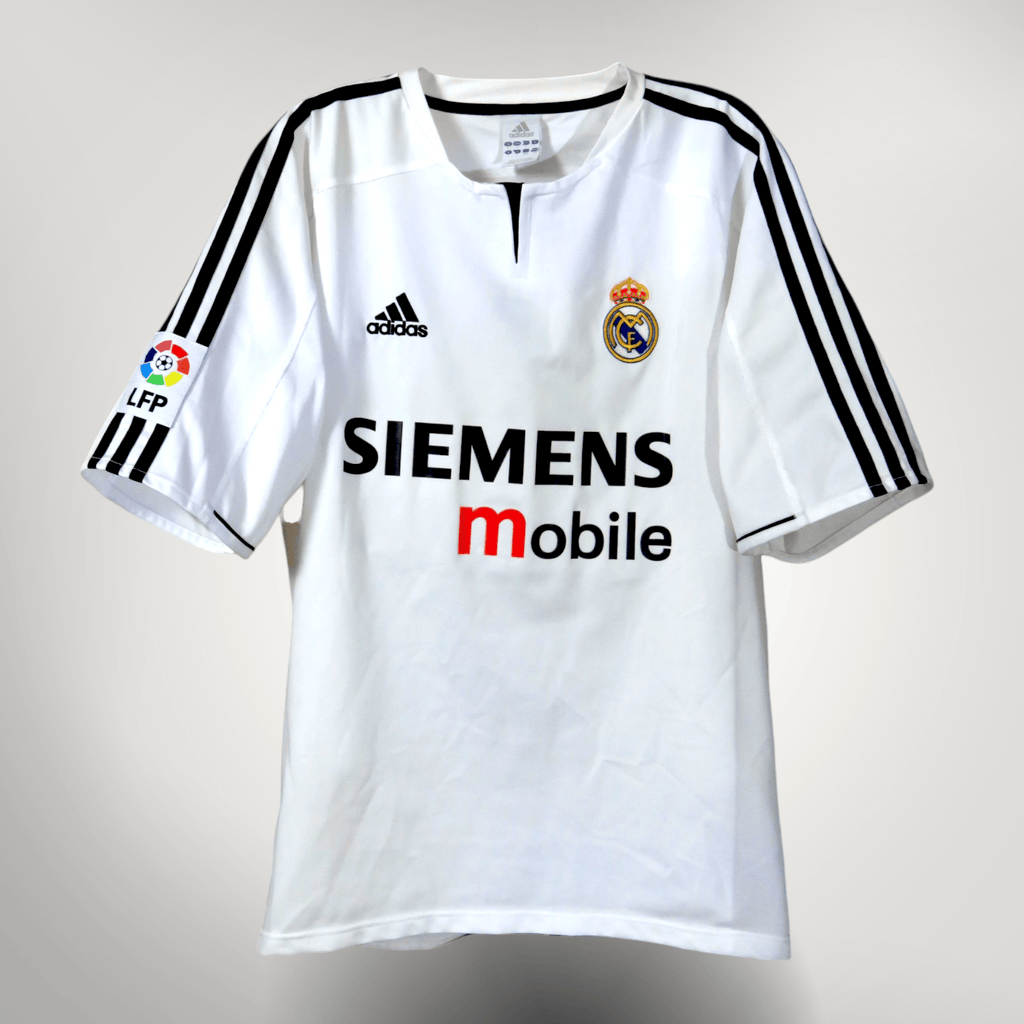 Real Madrid 2003-04 Home Zidane #5 Shirt L