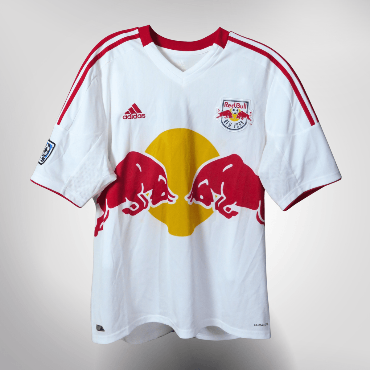 Authentic Adidas Red Bull New York 2012-2013 Home shirt, Henry 14 on the back, size XL | Nostalgic Football Shirts
