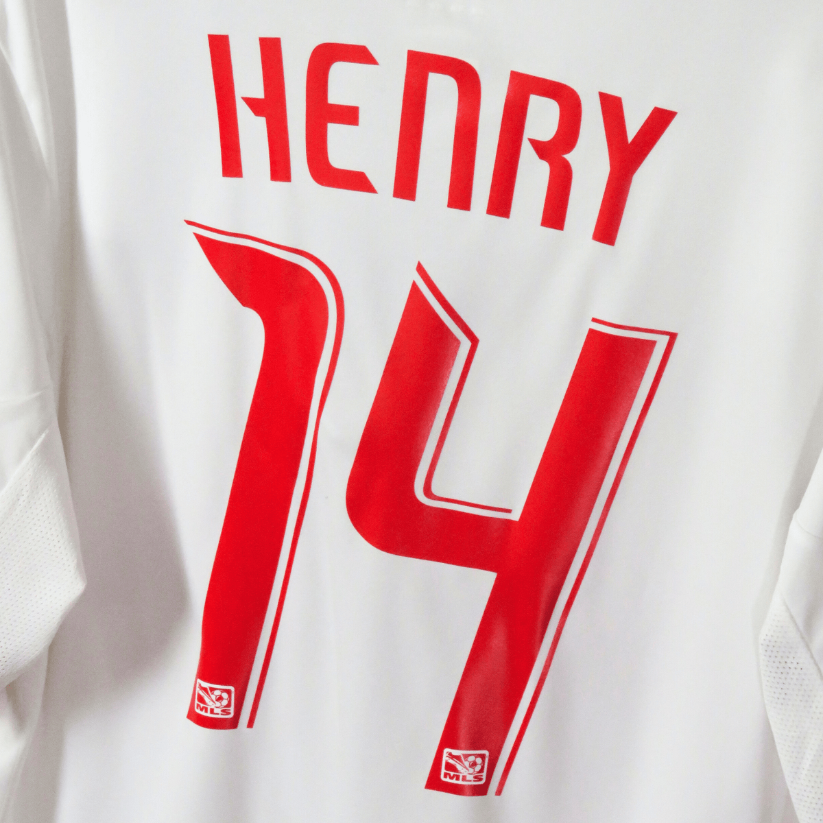 Retro Red Bull New York 2012-2013 Home football jersey by Adidas, Henry 14, size XL | Nostalgic Football Shirts