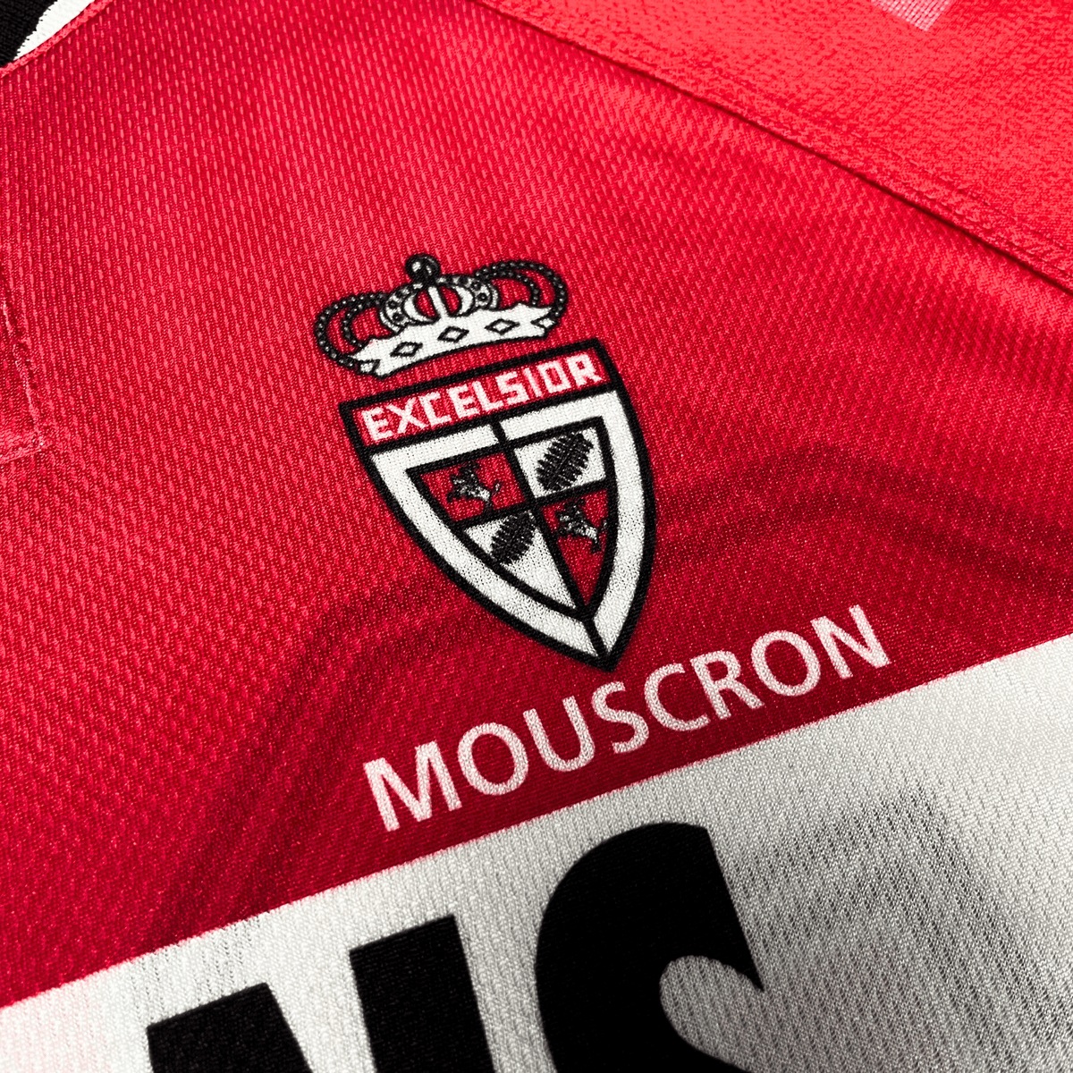Original Royal Excel Mouscron 1998-1999 Home match issue football shirt, size XL, number 24 | Nostalgic Football Shirts