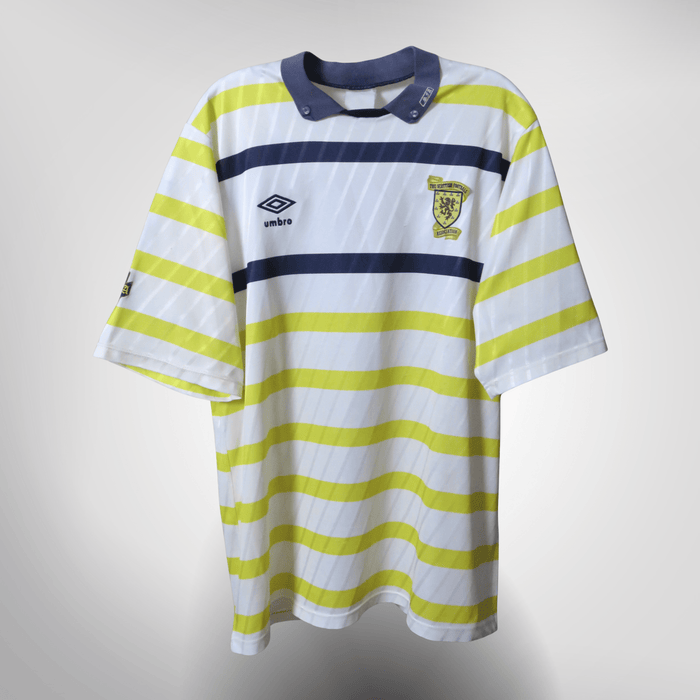 Vintage Scotland 1988-1991 Away football shirt, size L | Nostalgic Football Shirts