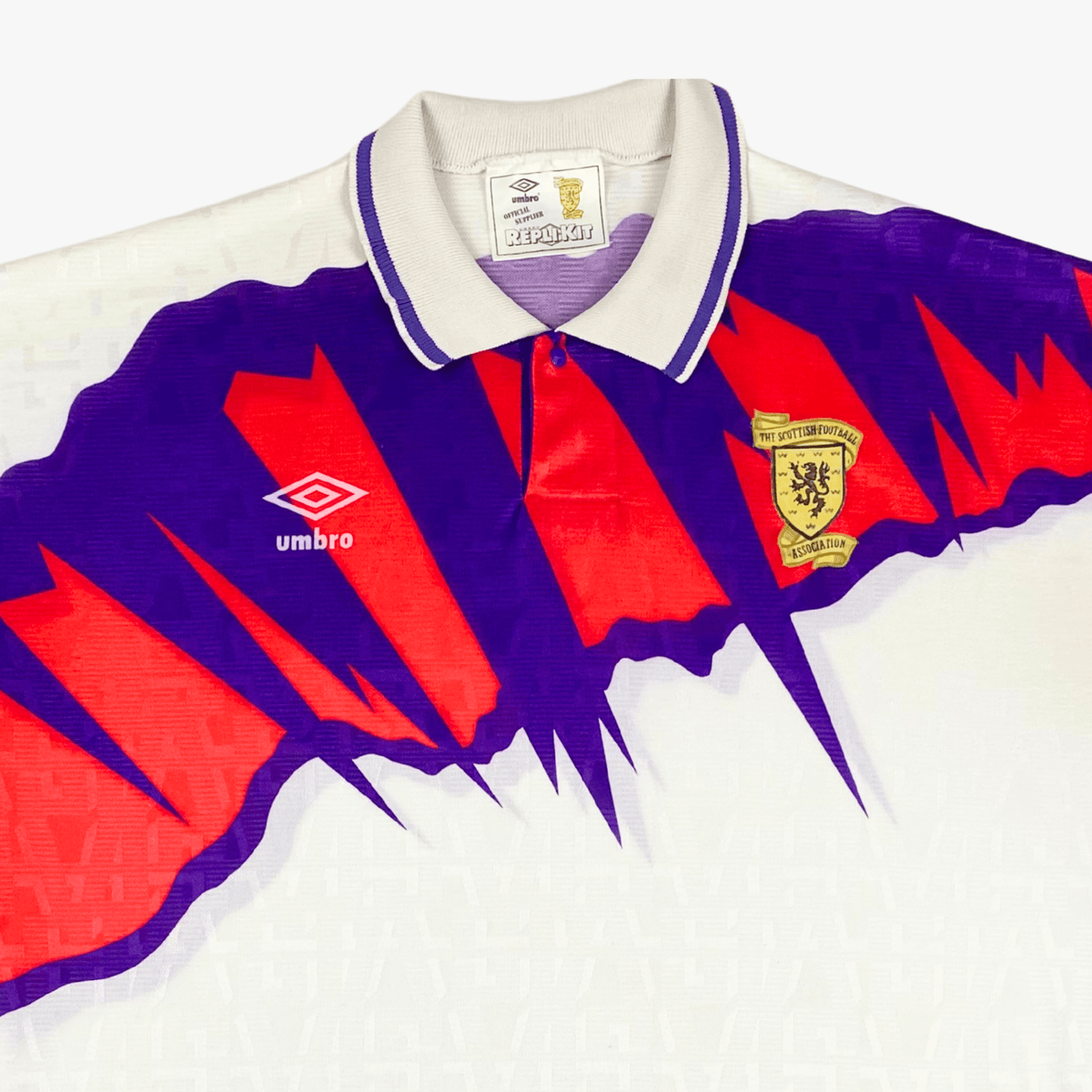 Authentic Umbro Scotland 1991-1992 Away shirt, size XL | Nostalgic Football Shirts