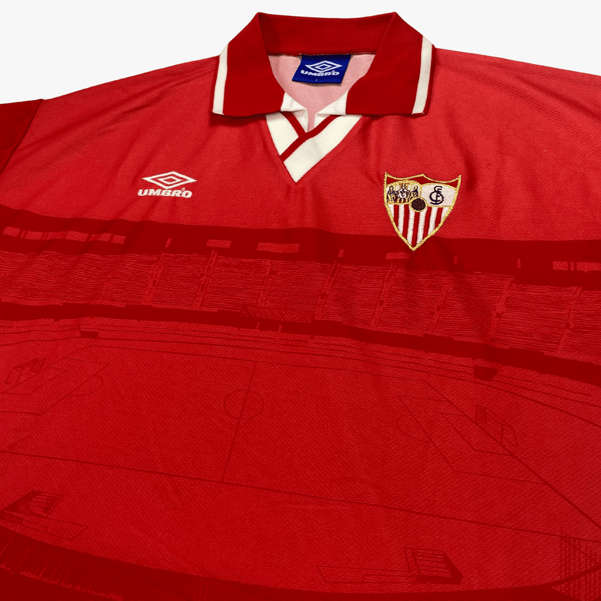 Retro Sevilla 1997-1998 Away football jersey by Umbro, size L | Nostalgic Football Shirts