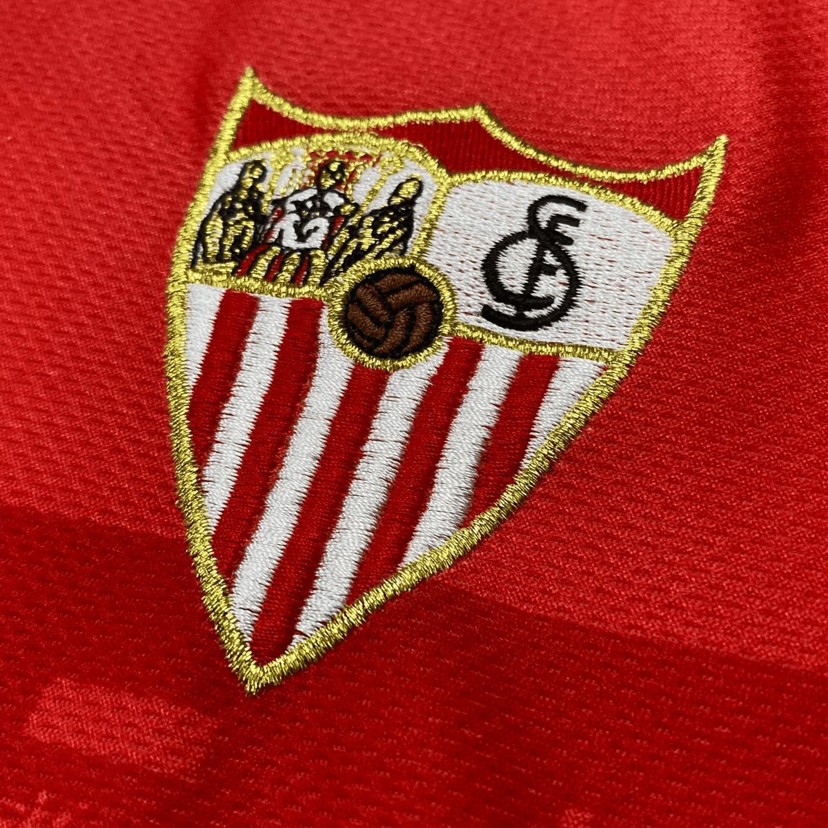 Original Sevilla 1997-1998 Away football shirt, size L | Nostalgic Football Shirts