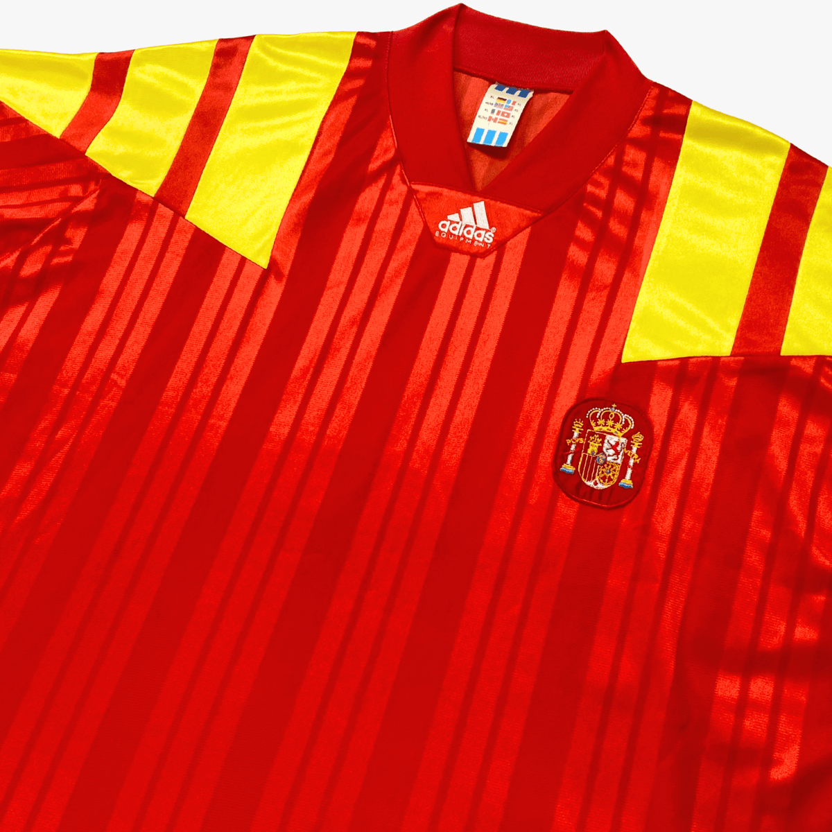 Retro Spain 1992-1994 Home football jersey by Adidas, size XL | Nostalgic Football Shirts