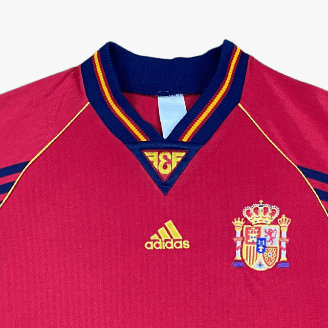Authentic Adidas Spain 1998-1999 Home shirt, size XL | Nostalgic Football Shirts