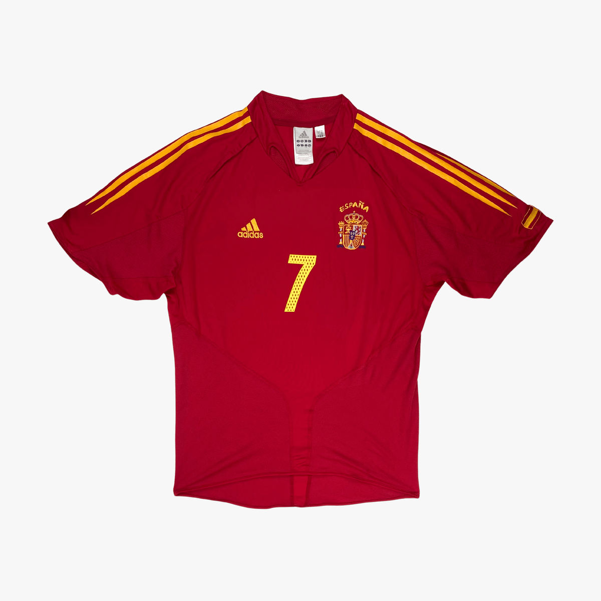 Authentic Adidas Spain 2004-2006 Home shirt, Raul 7 on the back, size M | Nostalgic Football Shirts