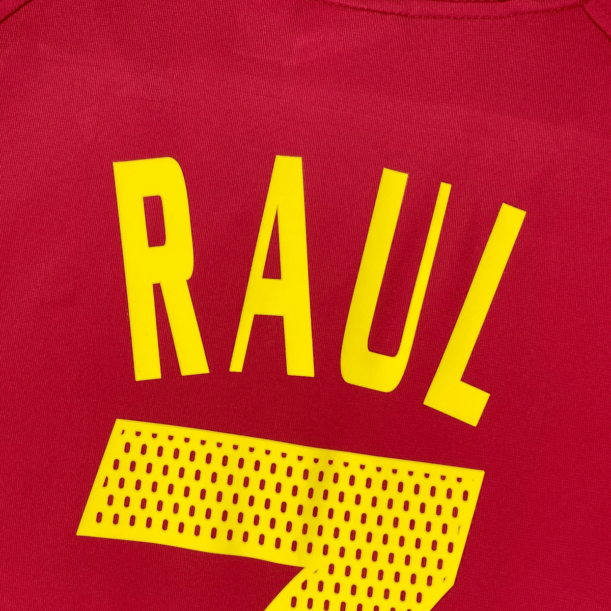 Retro Spain 2004-2006 Home football jersey by Adidas, Raul 7, size M | Nostalgic Football Shirts