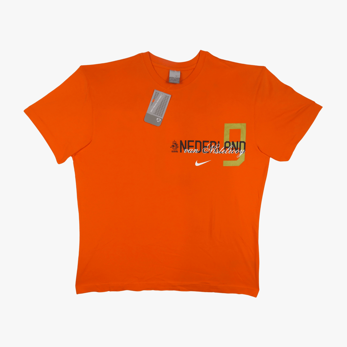 Vintage Nike 2005-2006 template football shirt with Van Nistelrooy print, size XXL | Nostalgic Football Shirts