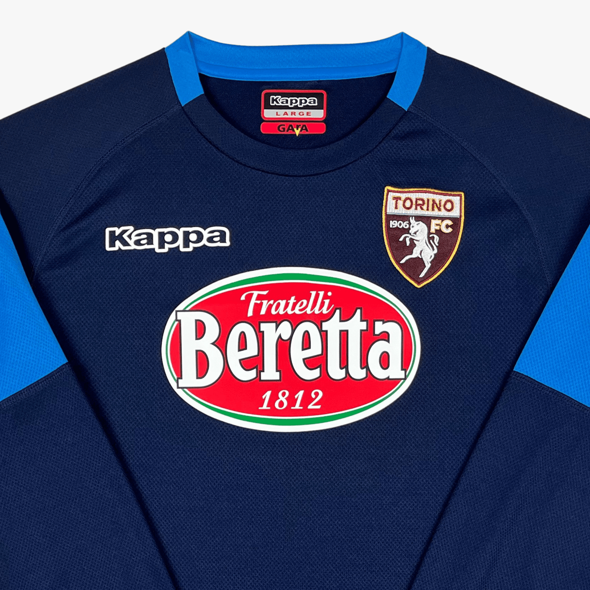 Authentic Kappa Torino 2013-2014 Training longsleeve shirt, size L | Nostalgic Football Shirts
