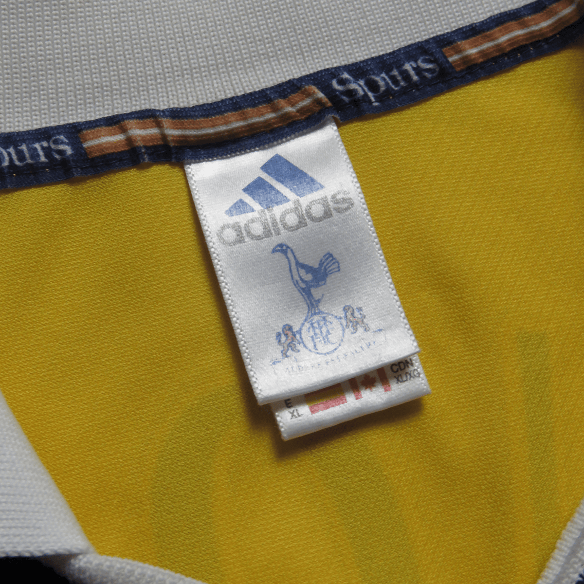 Authentic Adidas Tottenham 1999-2001 Away shirt, Ginola 14 on the back, size XL | Nostalgic Football Shirts