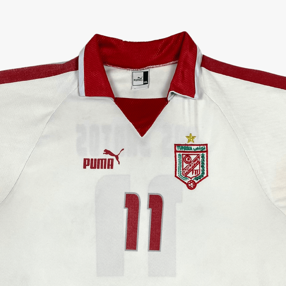 Tunesia 2004-05 Home 'Dos Santos #11' Shirt XXL