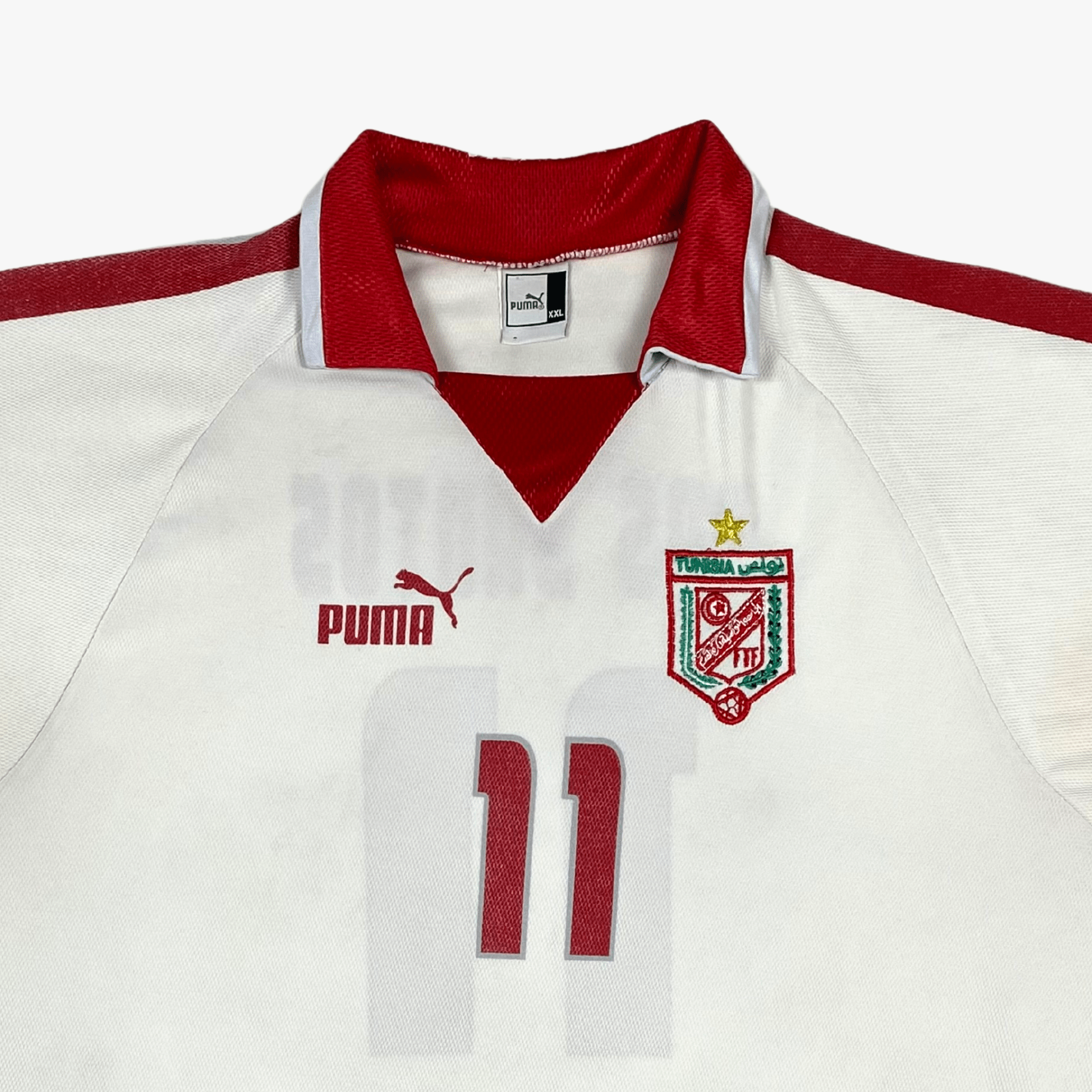 Tunesia 2004-05 Home 'Dos Santos #11' Shirt XXL